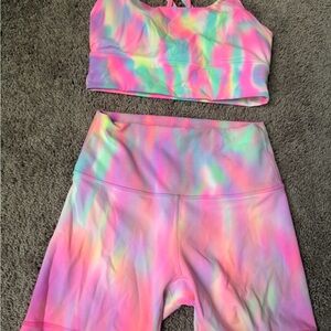 Lululemon Athletica Pastel Tie-Dye Hoodie